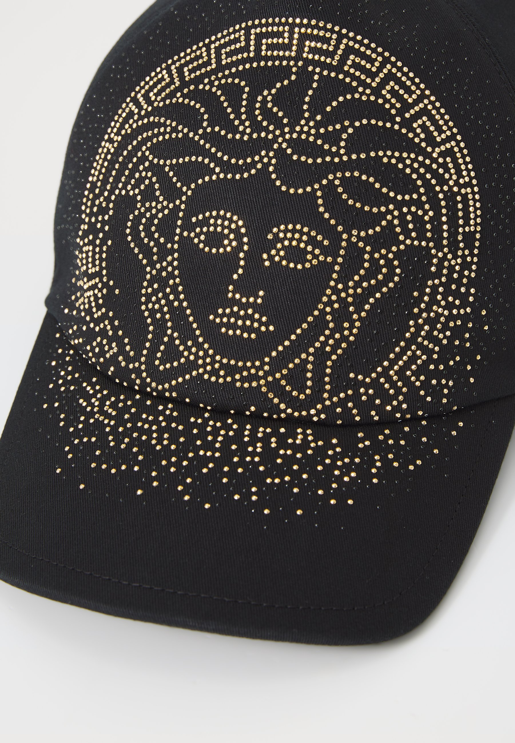 Versace BASEBALL DRILL MEDUSA STUDS UNISEX - Pet - zwart