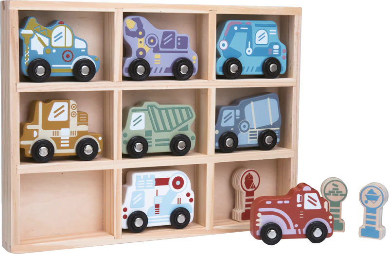 2Kids Toys Drevená sada autíčok