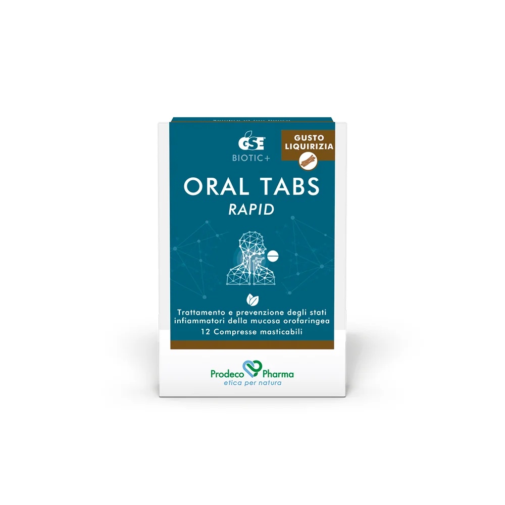 GSE GSE Oral Tabs Rapid 12 tabletten Keelpijn