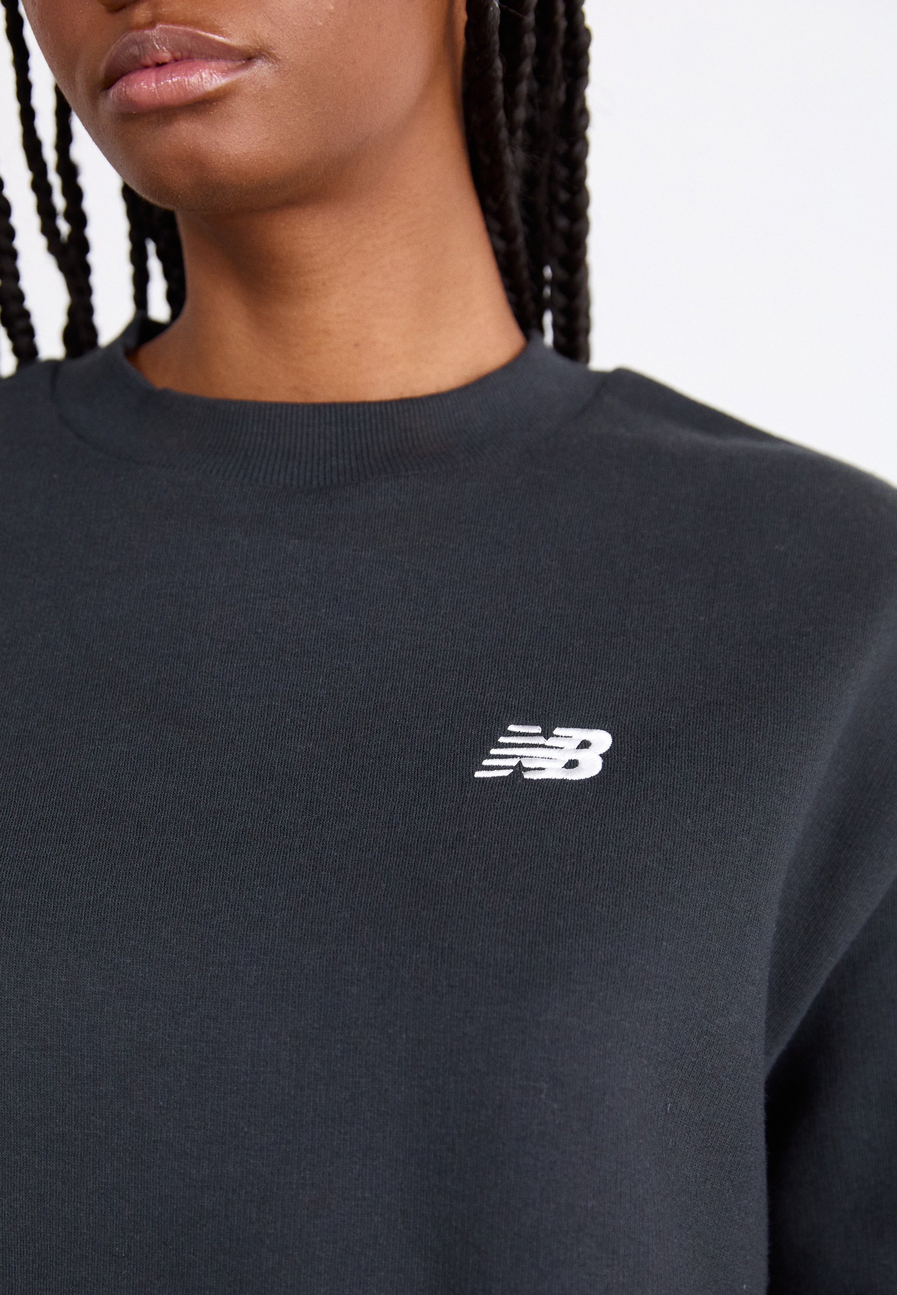 New Balance SPORT ESSENTIALS CREW - Sweatshirt - zwart