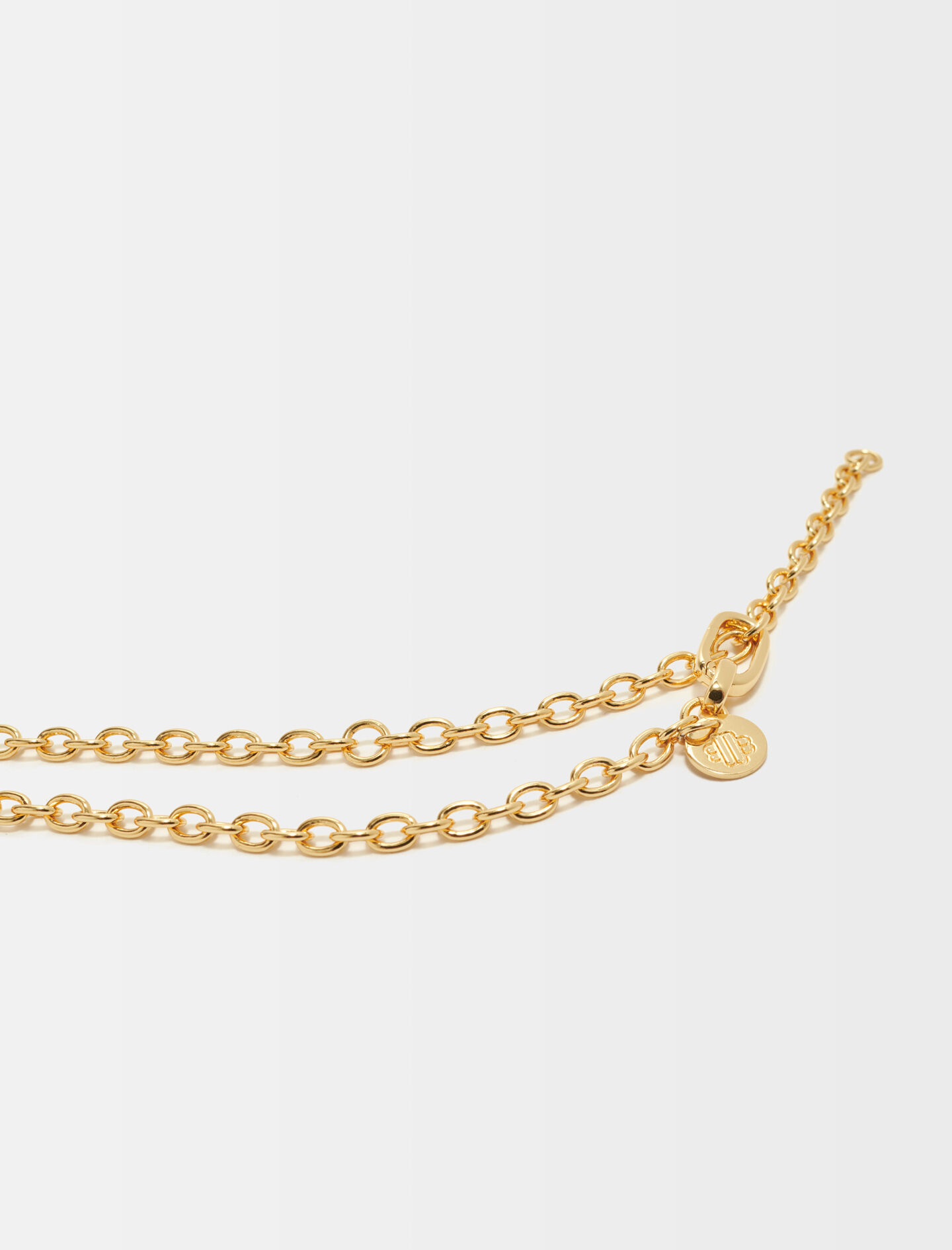 Halsketting met gekweekte parels - Goud