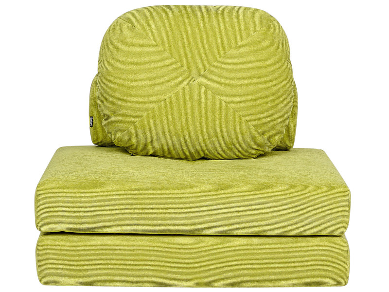 Sofa rozkładana do spania 1-osobowa jasnozielona