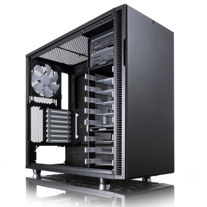 Gabinete para PC FRACTAL DESIGN Define R5 - Torre Média - Preto - Formato ATX (FD-CA-DEF-R5-BK)