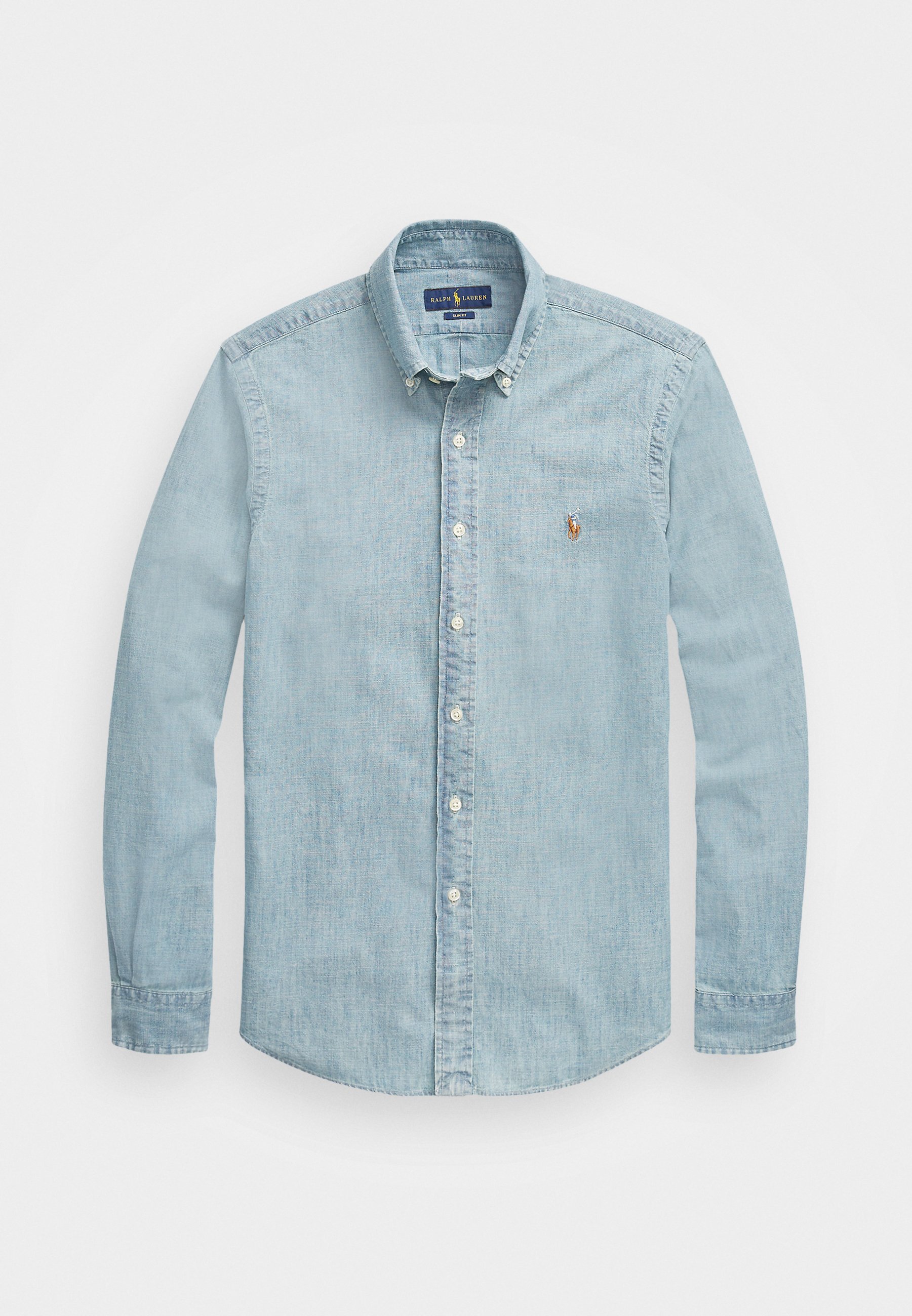 Polo Ralph Lauren Slim Fit Chambray Shirt - Shirt - medium wassing