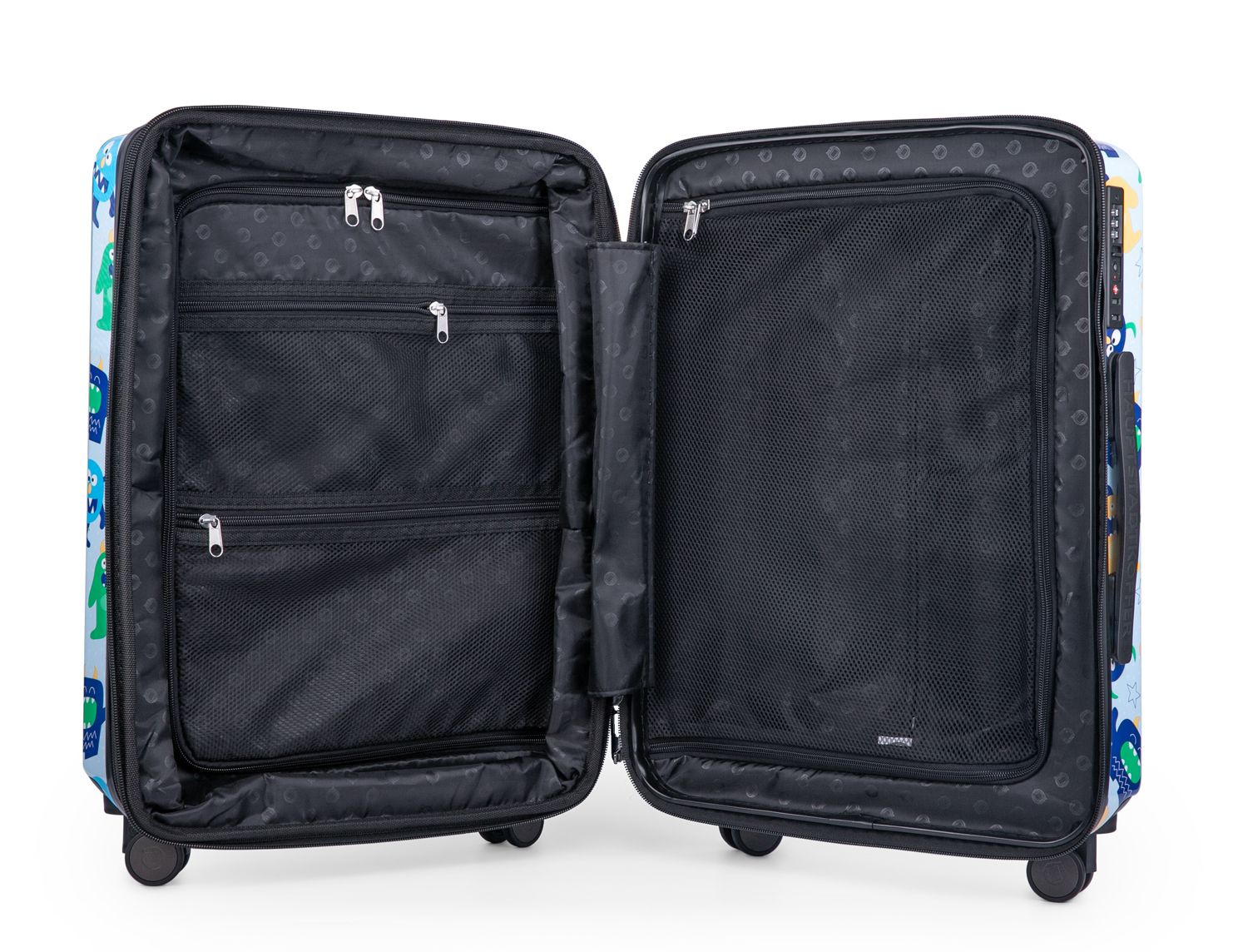 MITTE – Kinderkoffer, Handgepäck SPACE, Dunkelblau matt, TSA-konform, 55 cm, 55 Liter