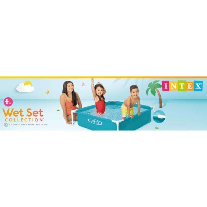Piscina tubolare - Intex - (L)1,22 x (P)1,22 x (A)0,30 m