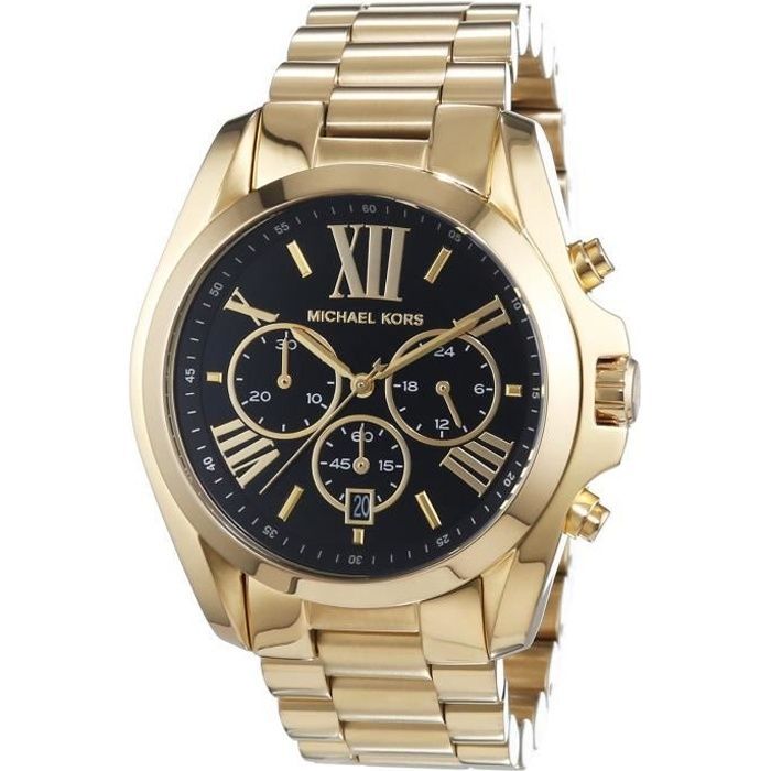 Dameshorloge - Michael Kors - MK5739 - Roestvrij staal - Zwarte wijzerplaat - Vouwsluiting