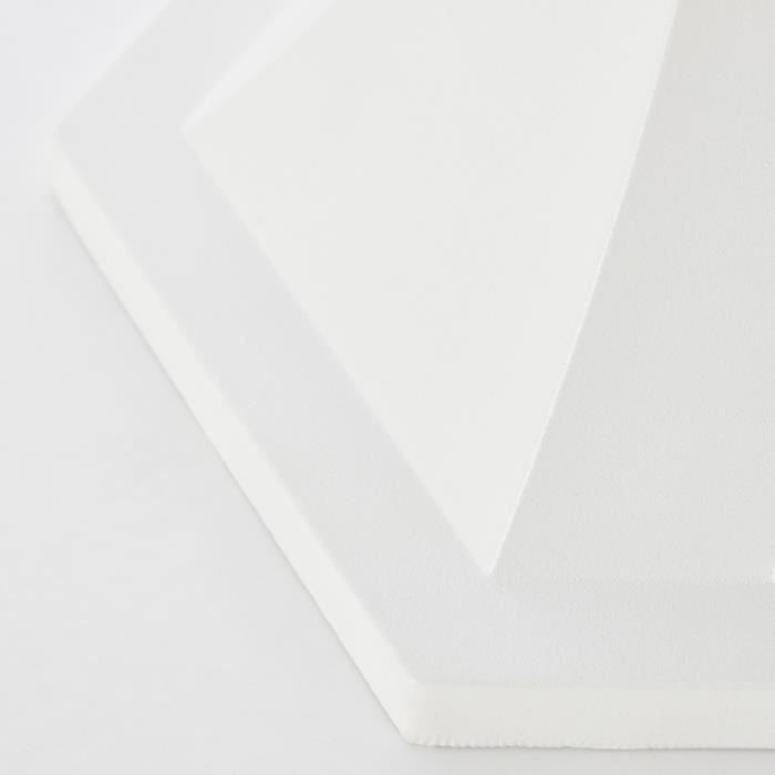 Bolardo exterior NISSIE, blanco - Acabado brillante - Metal/cristal - IP44 - 1xE27 60W