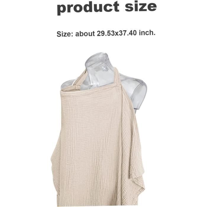 Couverture d'allaitement, Couverture d'allaitement allaitée Respirante avec Une Sangle réglable, Un châle d'allaitement Doux
