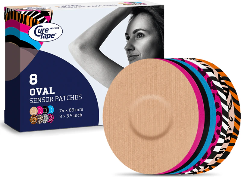 Adesivos protetores para dispositivos médicos CureTape® Sensor Patches Art Mix