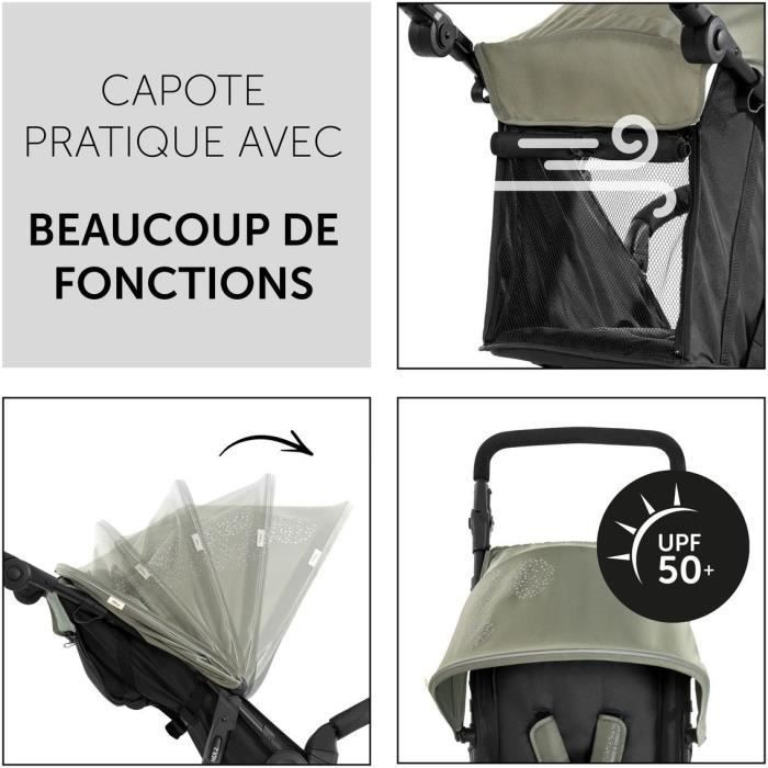 HAUCK - Poussette tout terrain - RUNNER 2 - 3 roues - Pliage à 1 main - Mickey