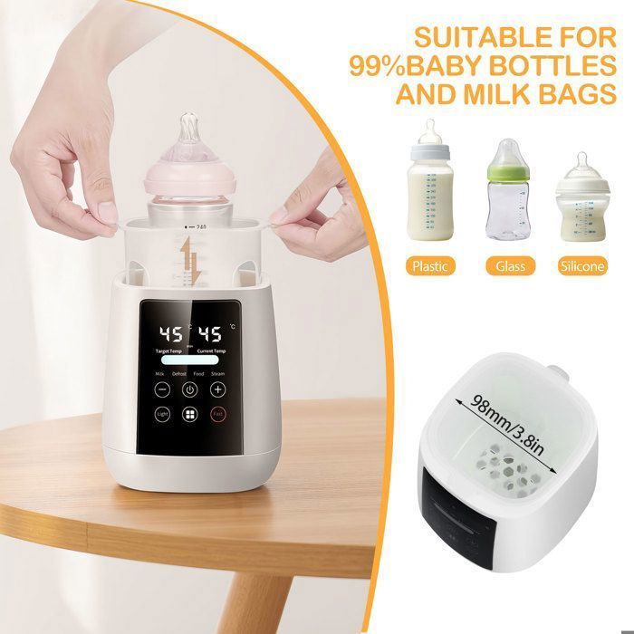Chauffe Biberon, Chauffe Lait Rapide, Décongélation, Chauffe Aliments, Stérilisateur, Écran LCD, Minuterie, Contrôle de .