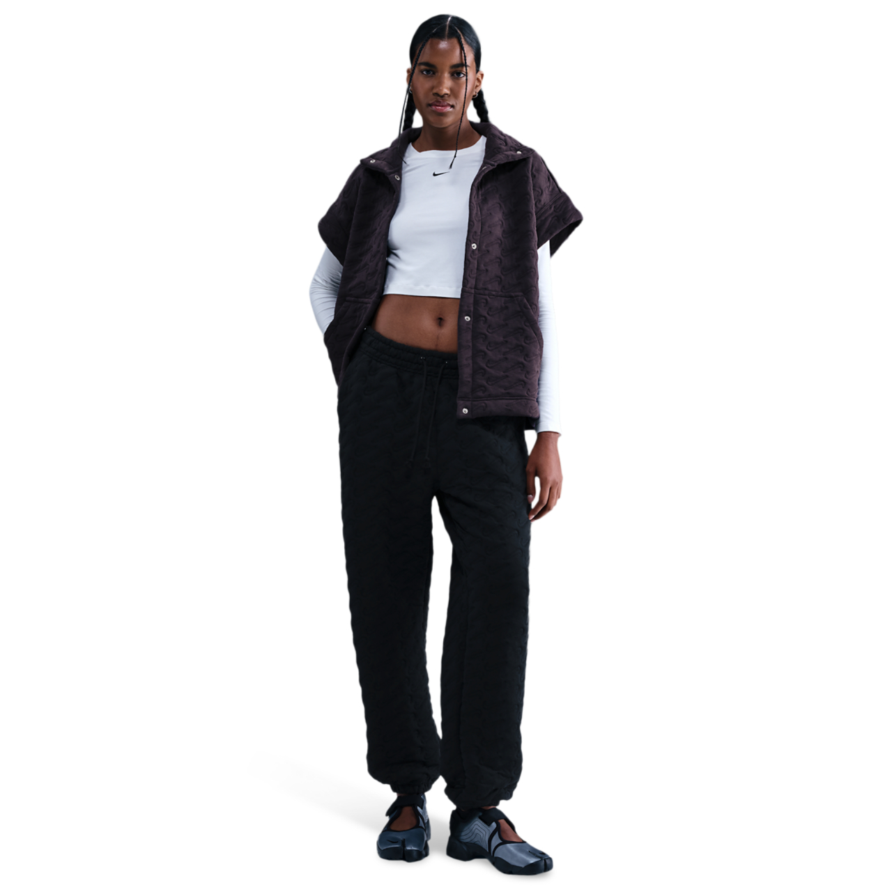 Nike Sportswear Phoenix Ylisuuri Jacquard-liivi