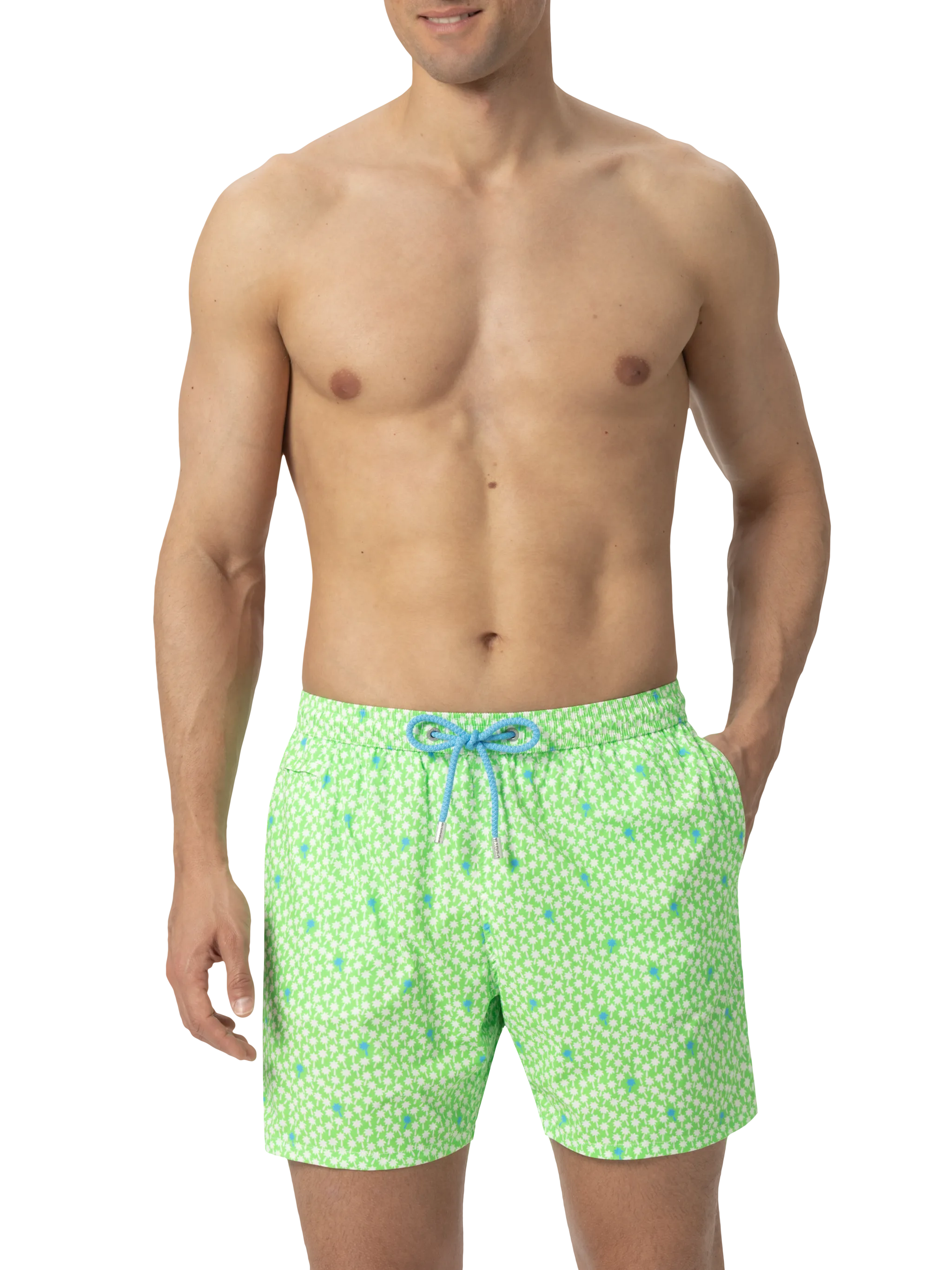 Comfortabele en lichte zwemkleding met palmprint
