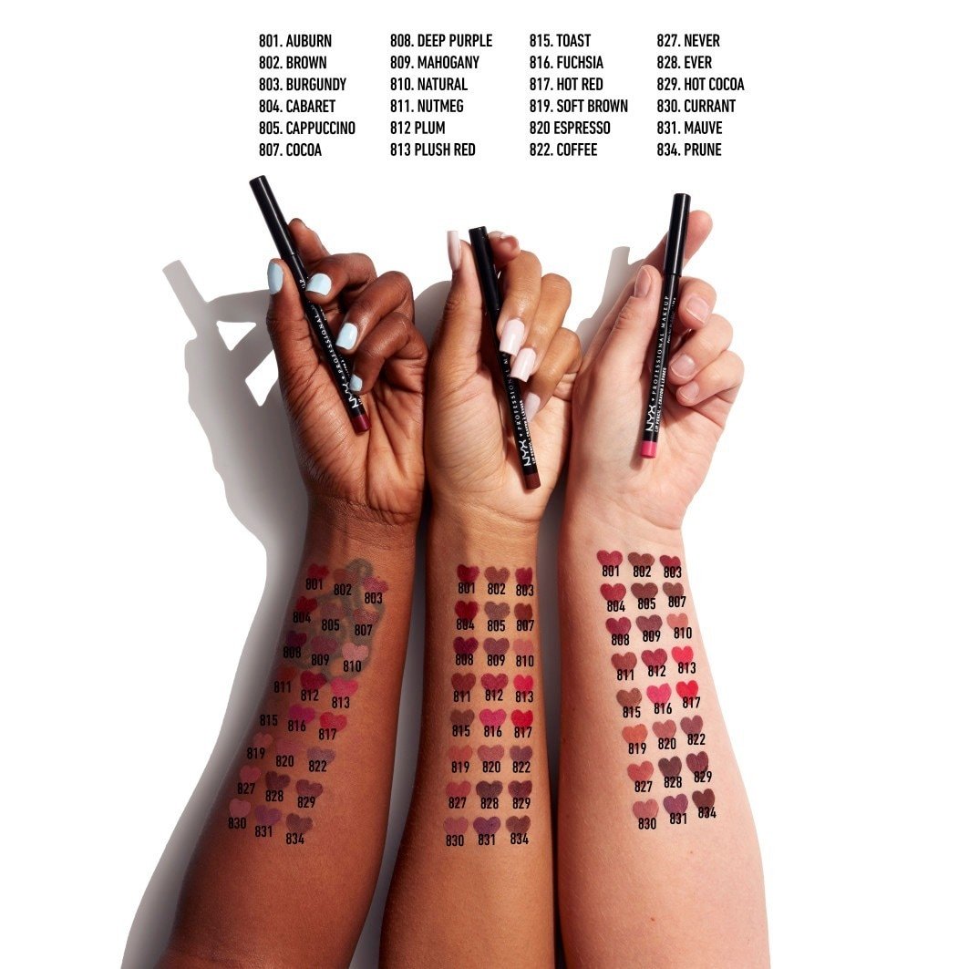 NYX Professional Makeup Lipliner, tenká ceruzka na pery, 1 g
