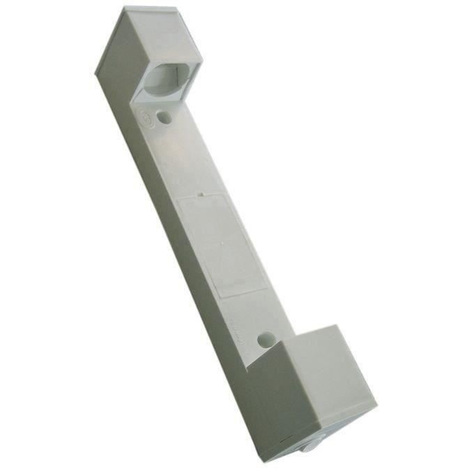Aplique de pared para baño - blanco - con interruptor