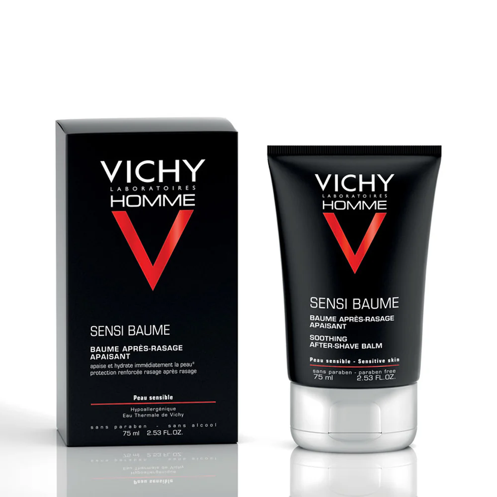 Vichy Homme Homme Sensi Baume Mineral Ca Balsamo dopobarba lenitivo - Balsamo Dopobarba