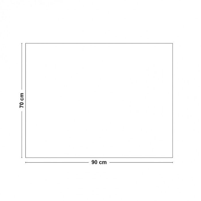 Fond de hotte en aluminium - essentiel blanc - 70x90 cm - 99 Déco