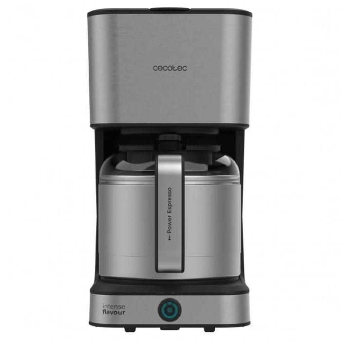 Cafetera de filtro Cecotec de 1,2 L, 66 gotas y termostato, 950 W de potencia, 10 tazas, tecnología ExtremeAroma.