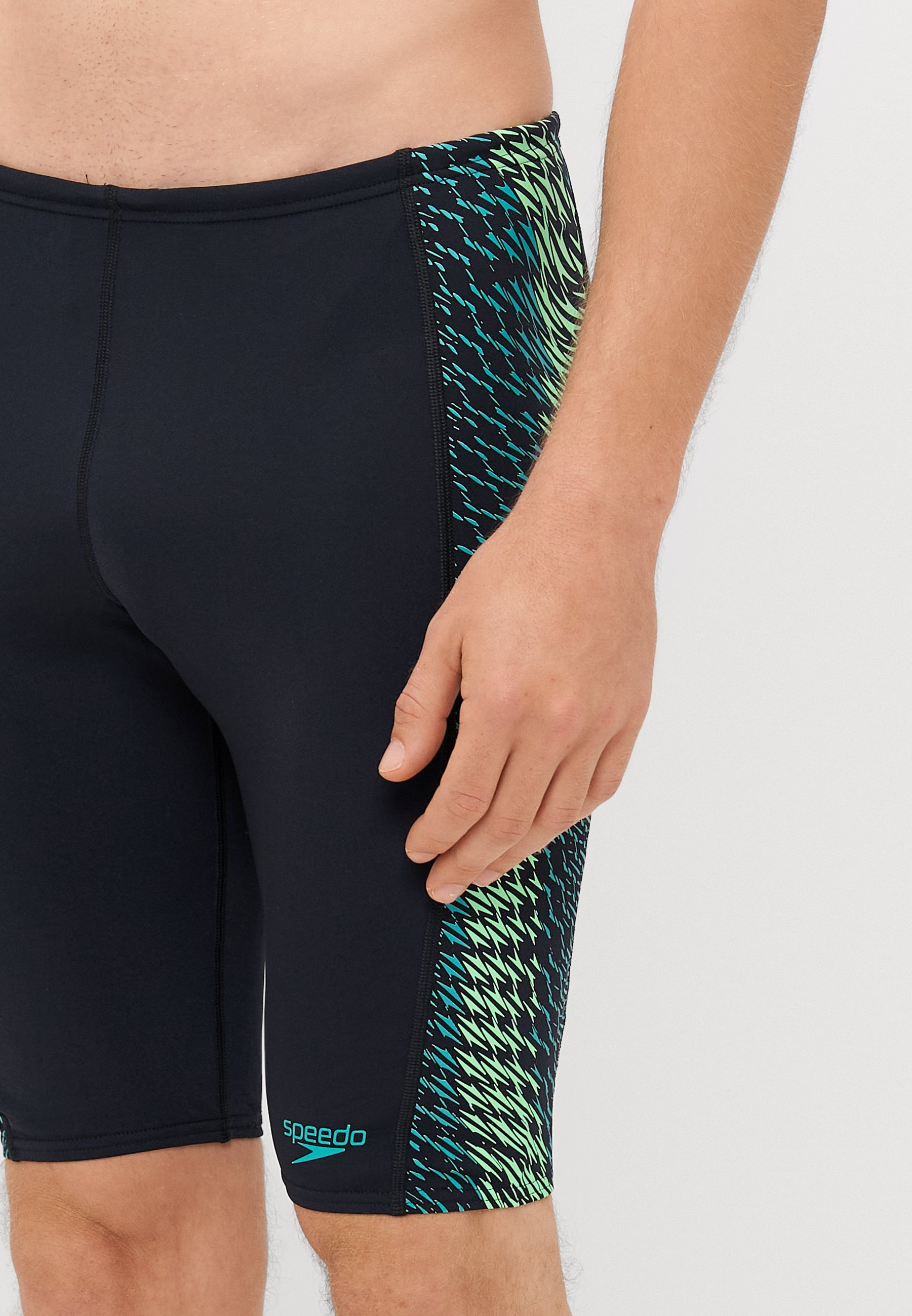 Maillot de bain Speedo END TECH PANEL JAMMER - noir/turquoise gemme