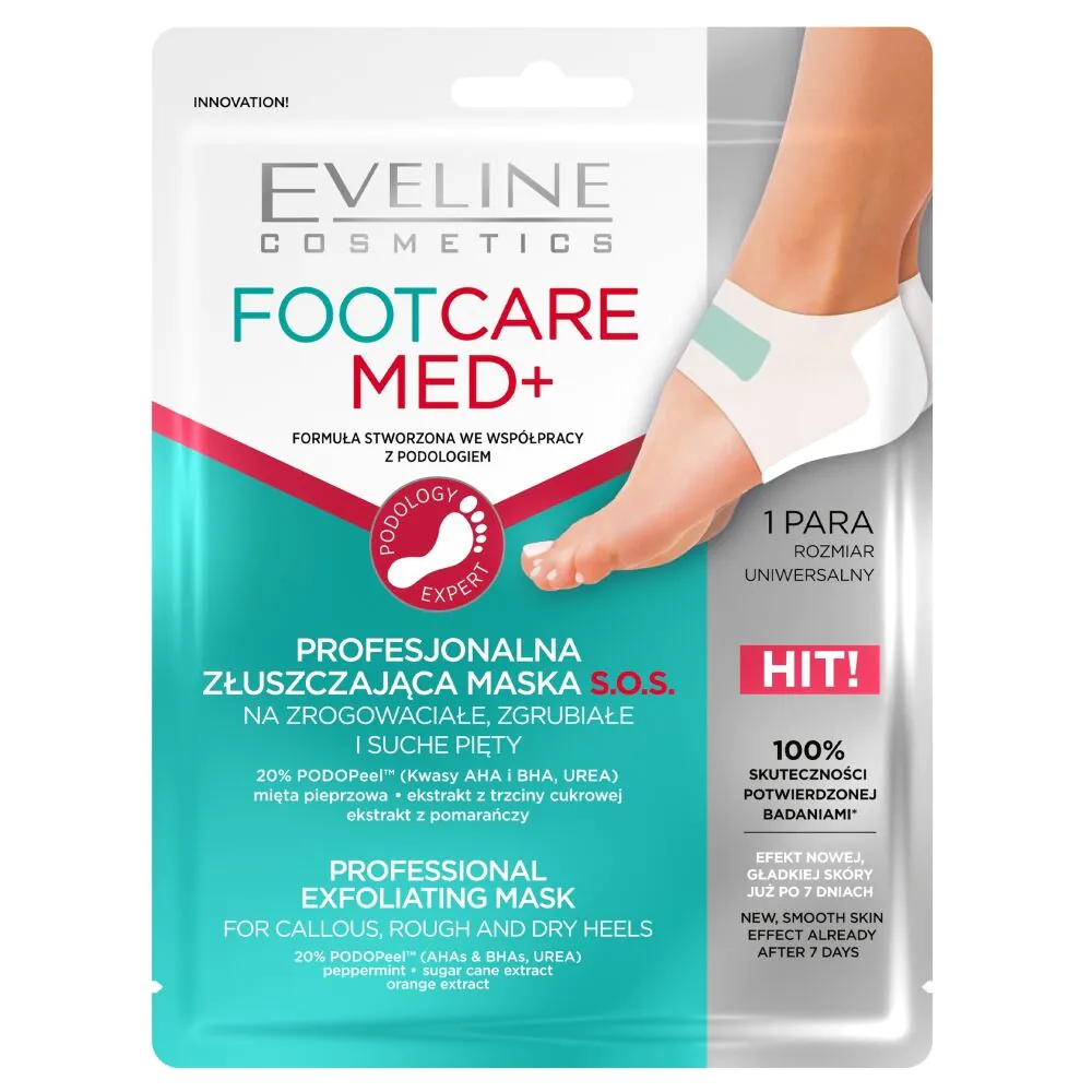 Eveline Foot Care Med Maska płachtowa na pięty