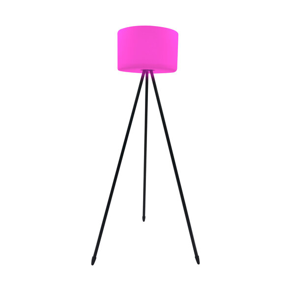 Smart LED outdoor floor lamp Khaya, white + color