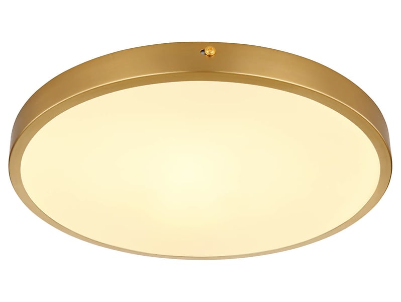 Plafon Tibey LED 35 cm metalowy  złoty
