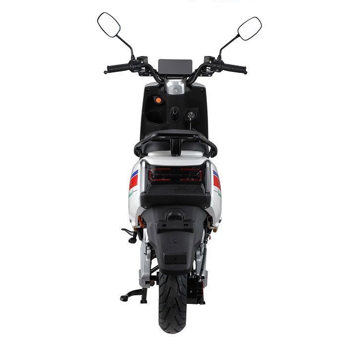 EUROCKA | A8 White Electric Scooter with removable lithium battery and 50km range