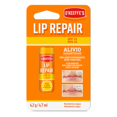 O'Keeffe's Lip Repair UVA- och UVB-skydd SPF 15 Läppbalsam SPF 15 4,2 g 4,2 g