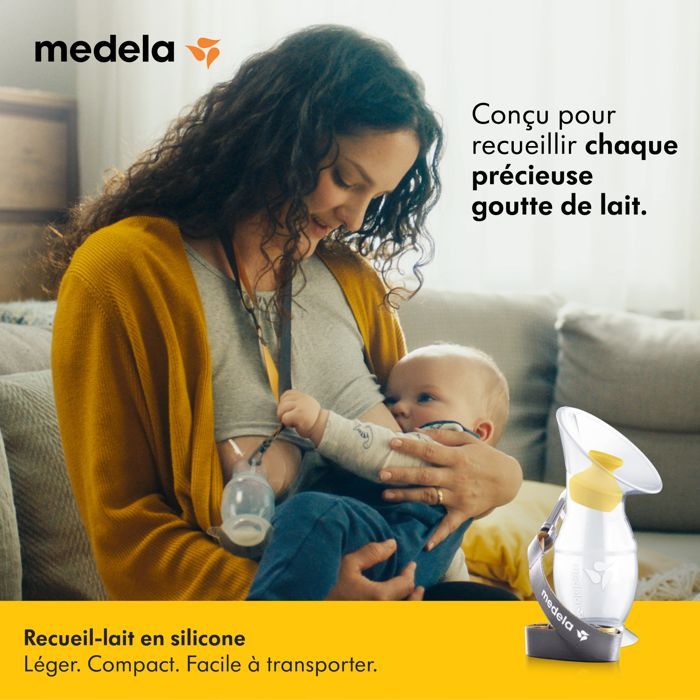 MEDELA - Silikon-Muttermilchauffangbehälter - Stillauffangbehälter