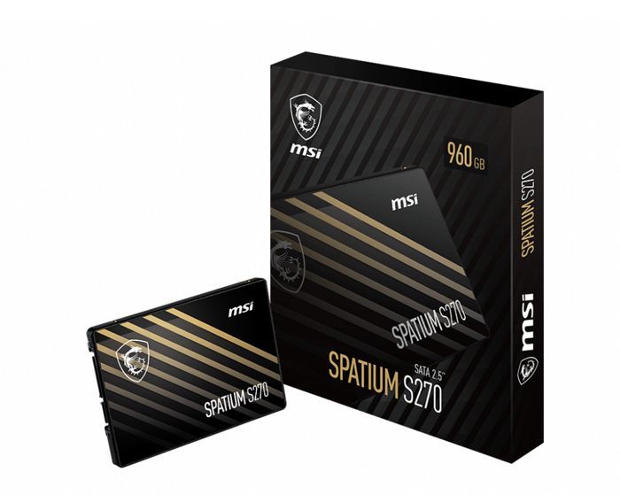 Unidade SSD - MSI - SPATIUM S270 - 240 GB - 2,5