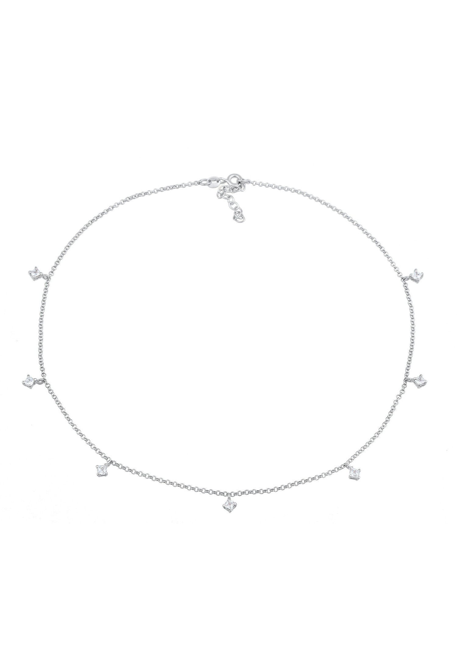 Elli Solitaire pour femmes avec cristaux de zirconium en argent sterling 925
