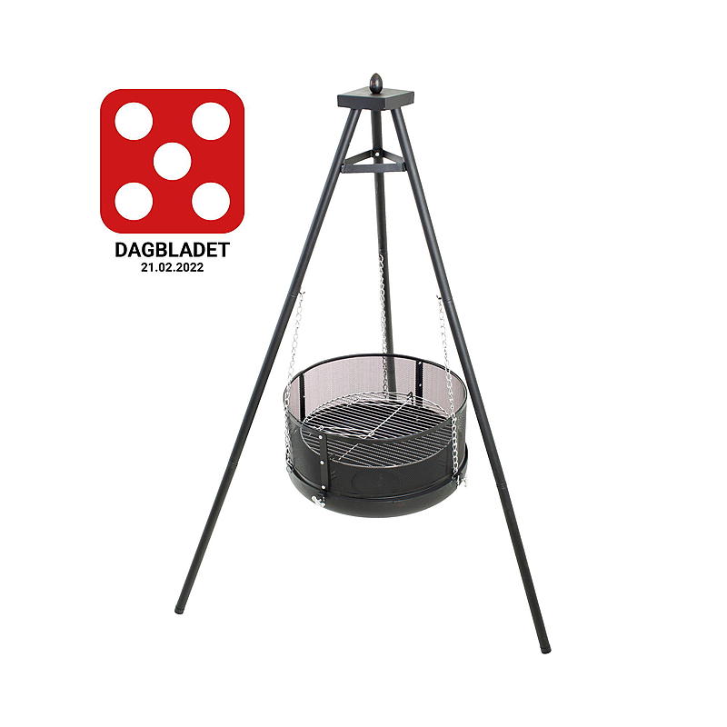 Grillman Eldpanna med stativ Diameter 60 cm