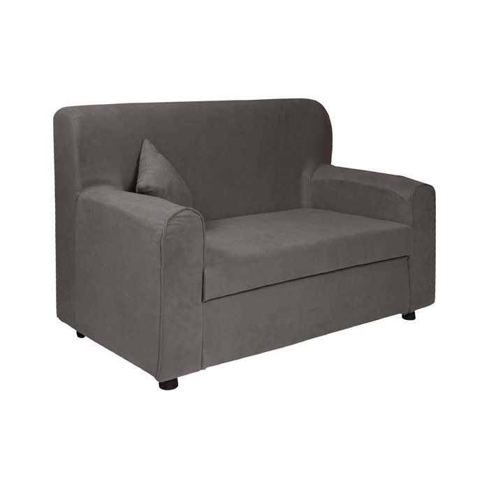 Dmora - Andreia 2-Sitzer-Sofa, 125 x 73 x 85 cm (H), Grau