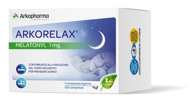 ARKOPHARMA Arkopharma Arkorelax Melatonyl 120 Tabletten Nahrungsergänzungsmittel für besseren Schlaf
