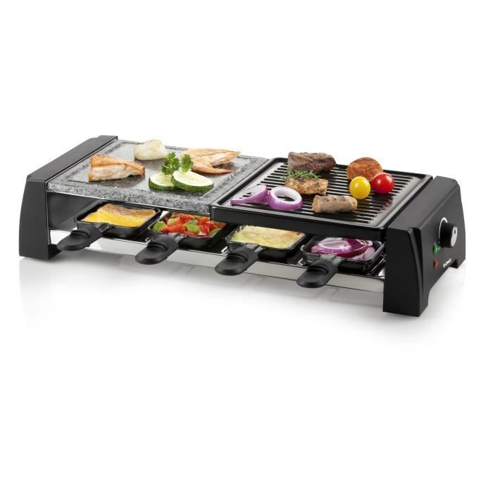 Raclette - Parrilla - Piedra de cocción DOMO - 8 personas DO9190G