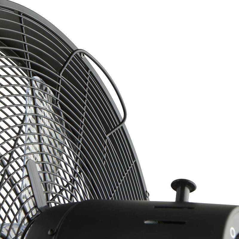 Ventilador de pie Energy de 40 cm, negro, diseño