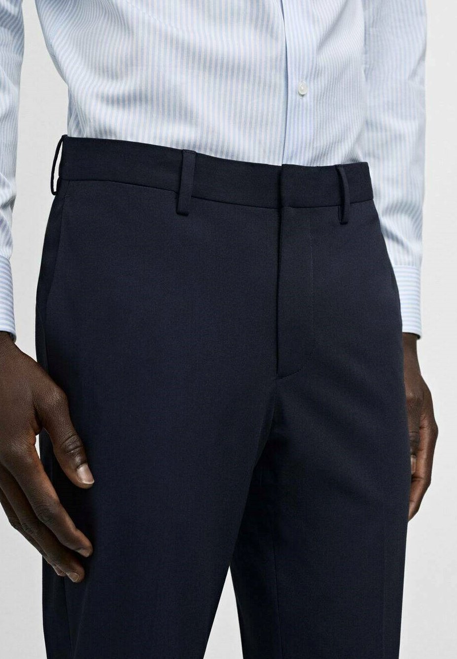 Pantaloni Mango Suit - blu royal
