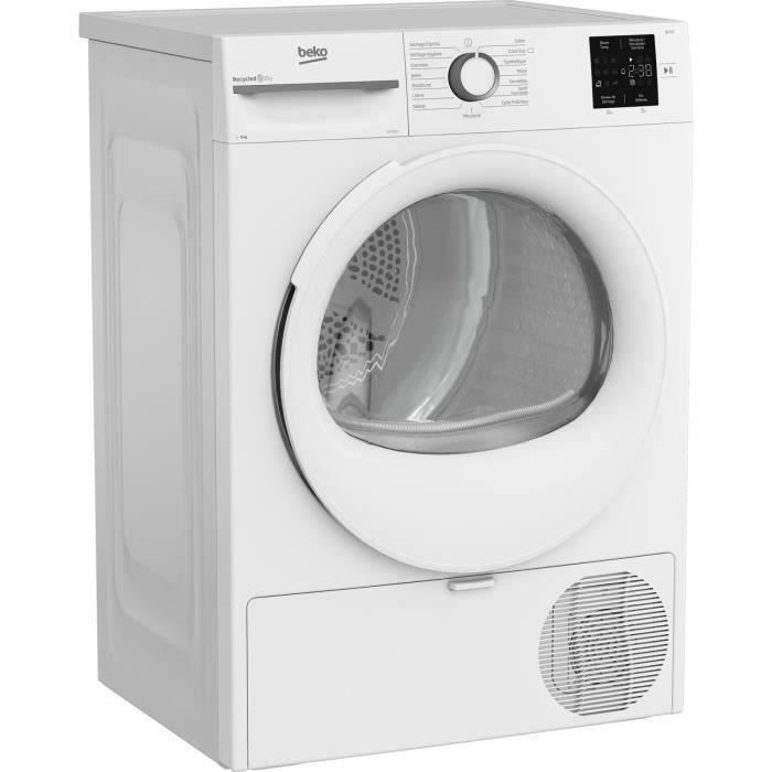 Sèche-linge pompe à chaleur BEKO b300 Eco sense SLFT1812 - 8 kg - L60cm - Blanc