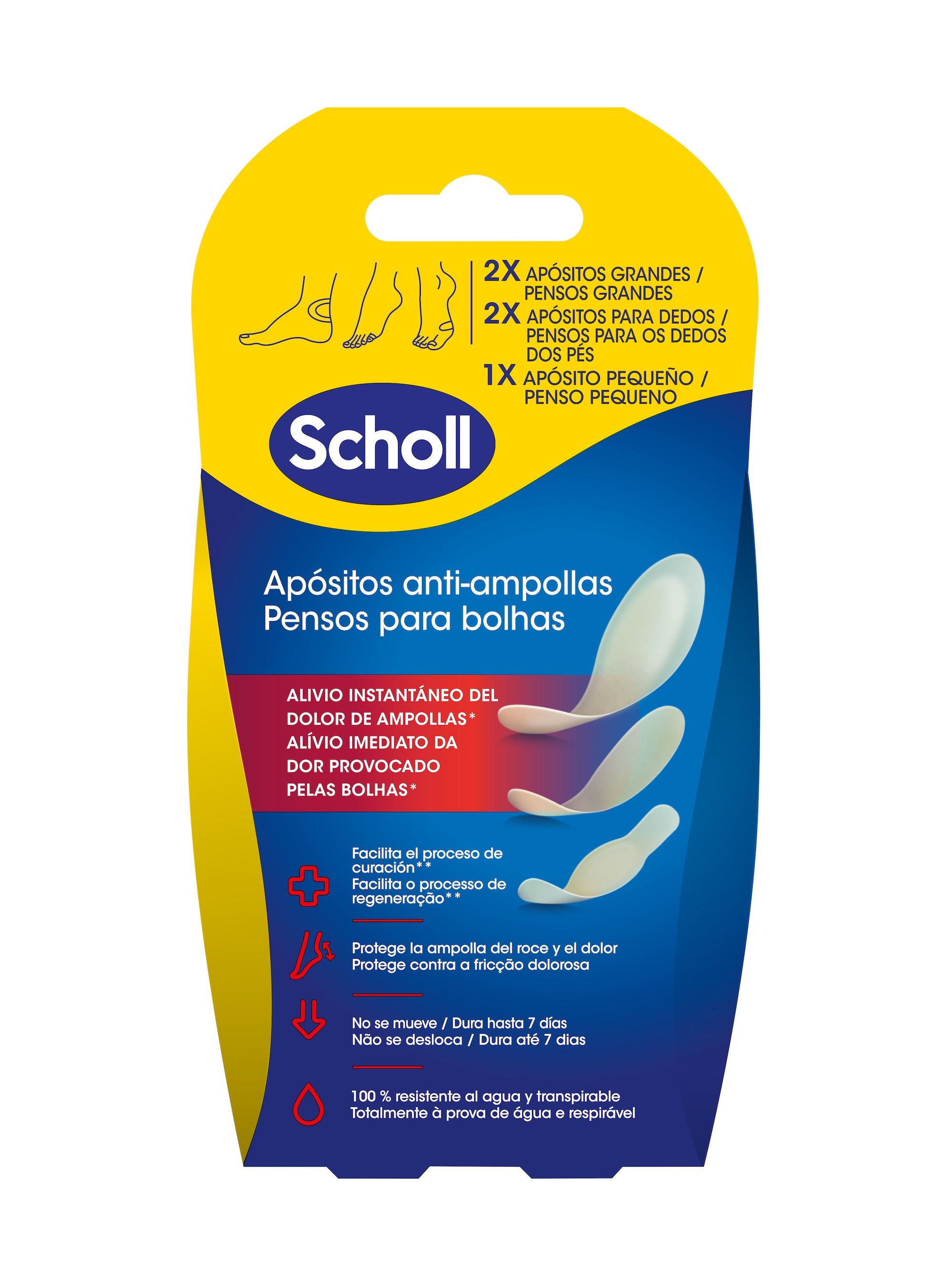Set zavoja protiv žuljeva na stopalima Njega nogu i stopala