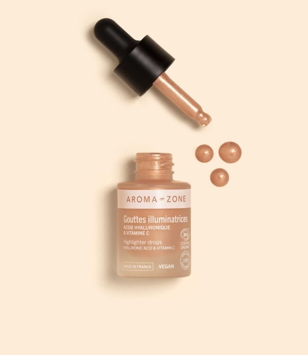Gocce illuminanti con acido ialuronico e vitamina C