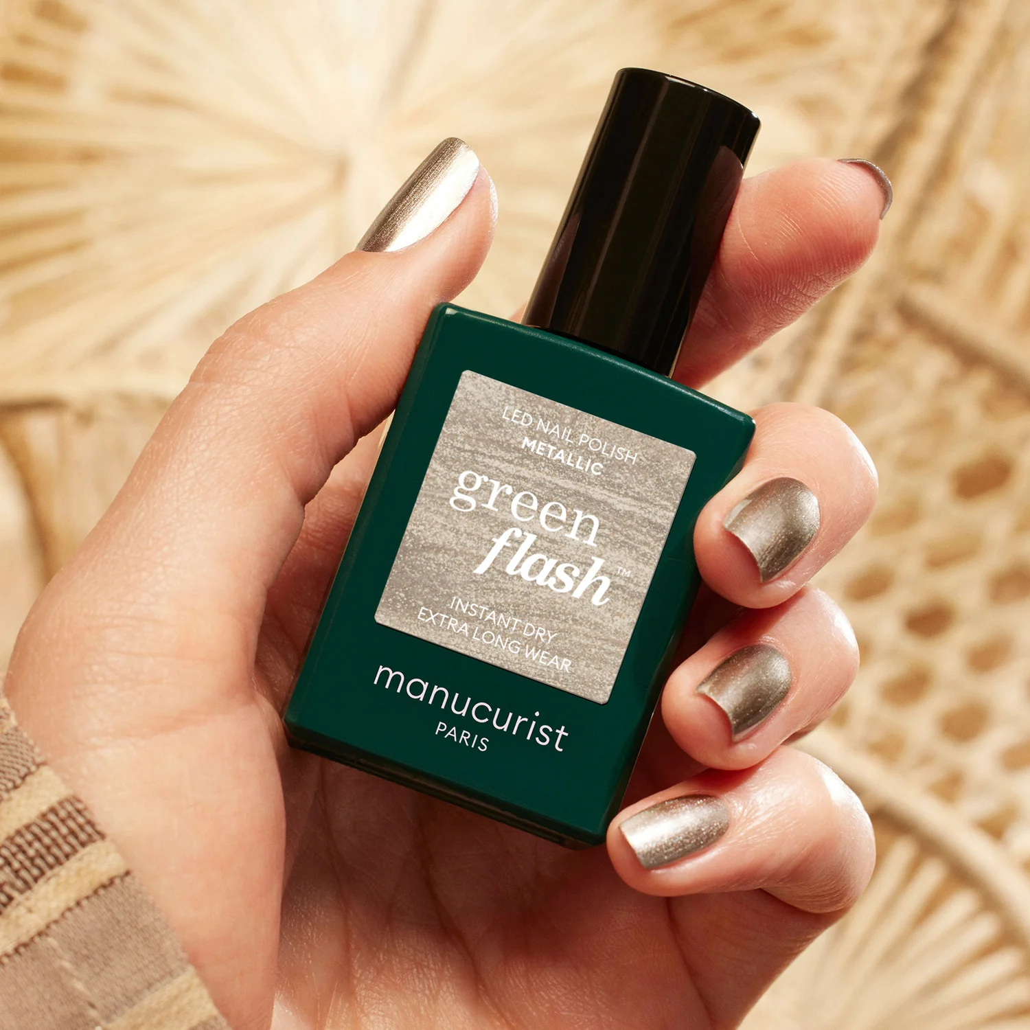 Semi-permanent LED Green Flash™ - 15 ml Metallic