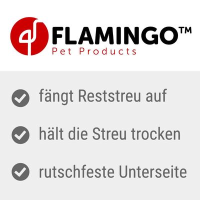 Flamingo-Matte für Katzentoiletten