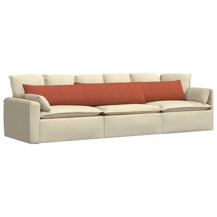 Sofakissen – VIDAXL – 200 x 40 cm – Cord – Rechteckig – Abnehmbare Bezüge