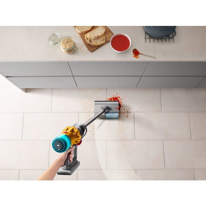 Dyson V12s Detect Slim Submarine draadloze stofzuiger en dweil - 140 airwatt - 1 uur accuduur
