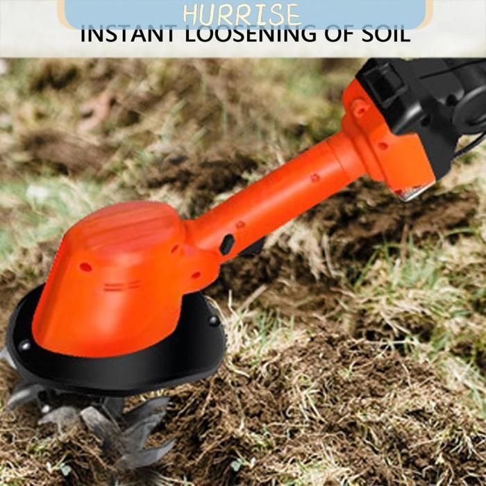 Cultivador inalámbrico Tbest, alimentado por batería de 21 V, 4 pulgadas, ferretería eléctrica, enchufe europeo.