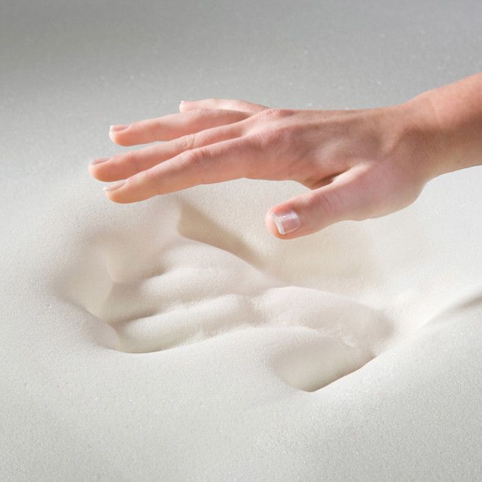 Cubrecolchón LESTRA - 140x190 cm - Espuma viscoelástica - Sensible a la temperatura - 6 cm de grosor