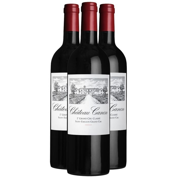 Château Canon 2019 - Saint-Emilion Grand Cru - Vinho Tinto Bordeaux (3x75cl)