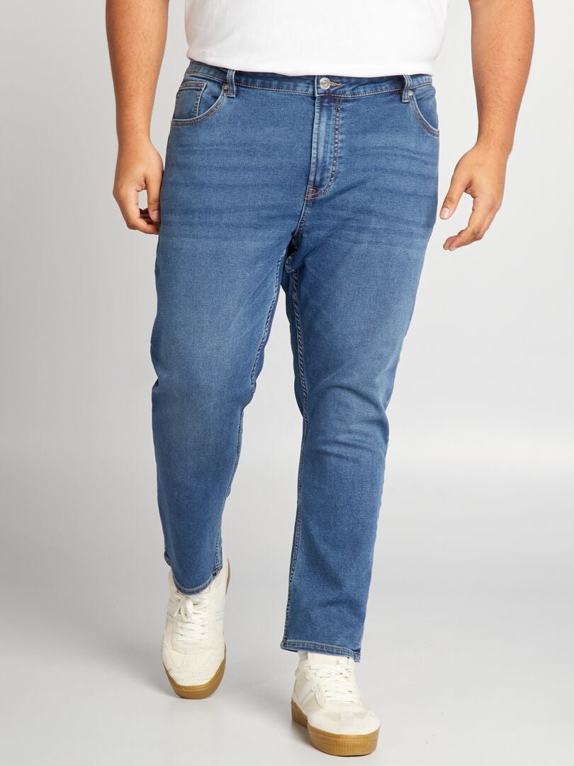 Calça jeans slim de 5 bolsos - L30 - AZUL