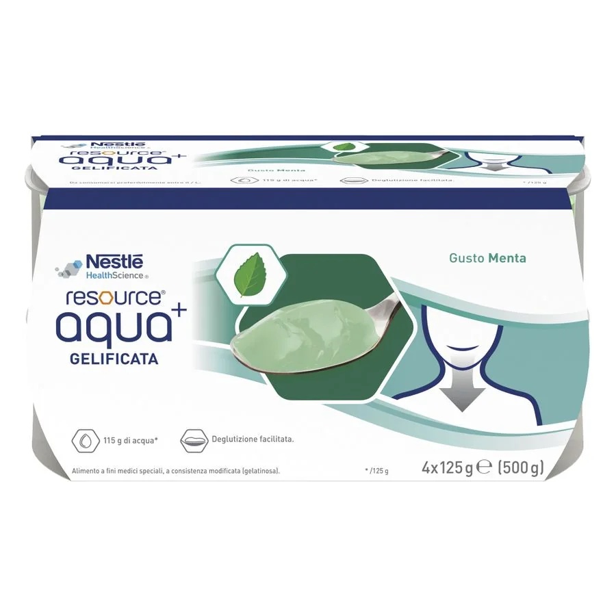 NESTLÉ' Resource Agua Gelificata Menta 4x125 g